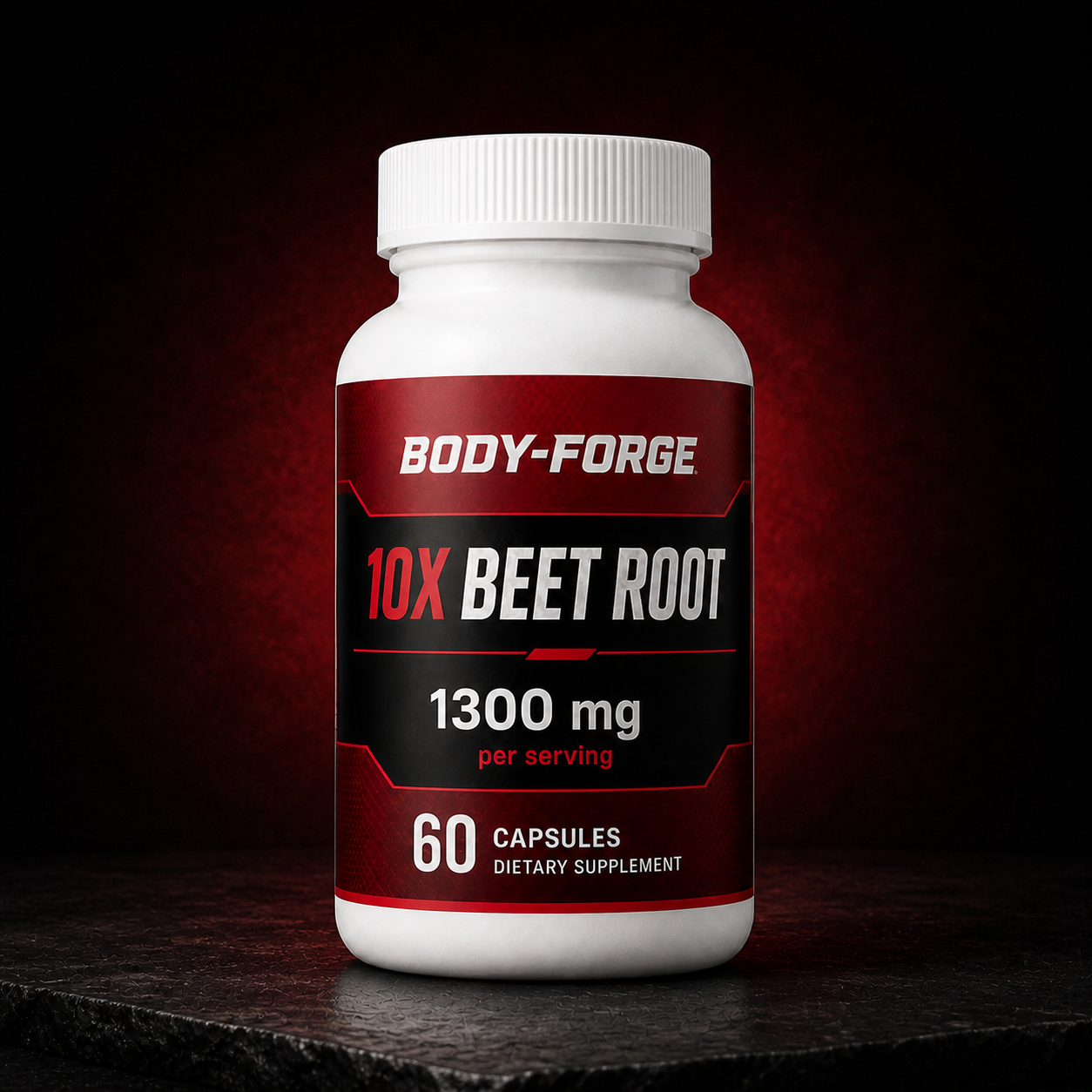 Body-Forge 10X Beet Root supplement bottle