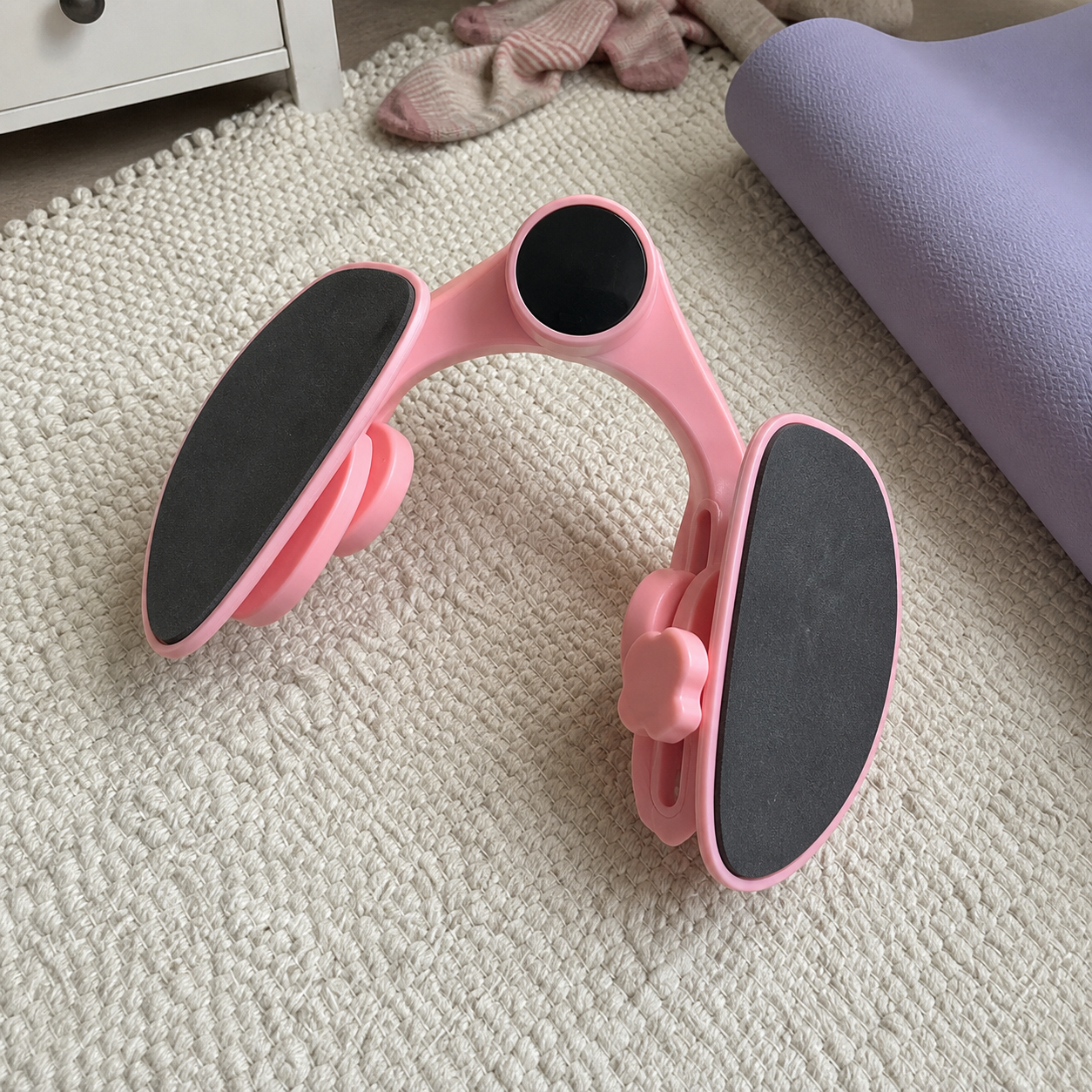 Body-Forge women's trainer in a home workout space